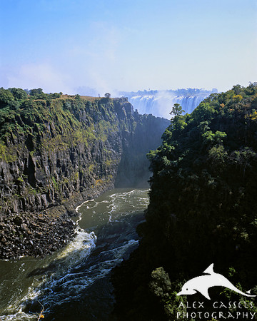The Zambezi Gorge and the Victoria Falls